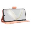 Huawei nova 11 Pink Leather Phone Case with Card Slots - Calf Texture - 6