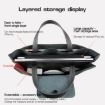 Universal 13-14 Inch Elastic Thread Button Laptop Bag - Blue - 6