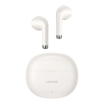 USAMS YO17 TWS Half In-Ear Wireless Bluetooth Earphone Beige - 1