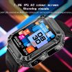 OVISEN T93 Smart Watch & Bluetooth Headset, 1.96" IPS, Blood Oxygen, Orange - 3