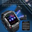 OVISEN T93 1.96" Smart Watch & Bluetooth Headset, Blood Oxygen, Silver - 5