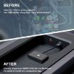 USB + USB-C Wired to Wireless Carplay Adapter for Android - Black - 5