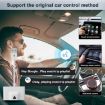 USB + USB-C Wired to Wireless Carplay Adapter for Android (White) - 3
