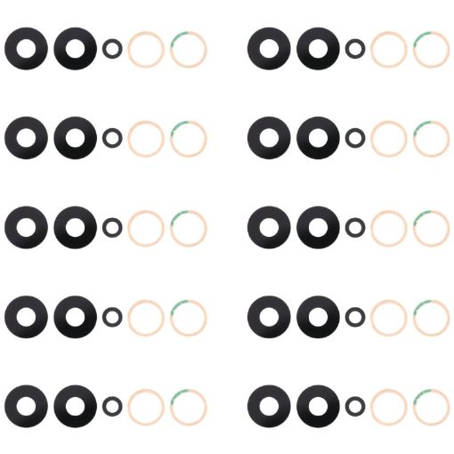Xiaomi Poco X4 GT Back Camera Lens 10pcs Replacement Set - 1