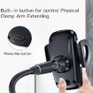 Yesido C112 Universal Car Cup & Phone Holder - Black - 4