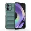 Realme 10 Pro 5G Magic Shield TPU Flannel Case - Dark Green - 1