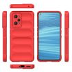 Realme GT2 Magic Shield Wine Red TPU + Flannel Phone Case - 3