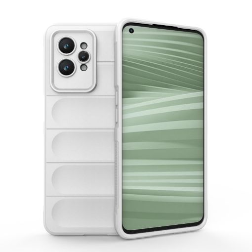 Realme GT2 Pro Magic Shield TPU + Flannel Phone Case - White - 1