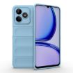 Realme C53 4G Magic Shield TPU + Flannel Phone Case - Light Blue - 1