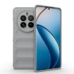 Realme 12 Pro 5G/12 Pro+ Magic Shield TPU Flannel Case - Grey - 1
