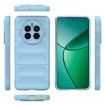 Realme 12+ 5G Global Magic Shield TPU Flannel Case - Light Blue - 3