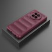 Realme 12 5G Global Magic Shield Wine Red TPU + Flannel Case - 2