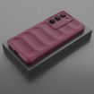 Realme V60 Pro/14x 5G Wine Red Magic Shield TPU + Flannel Case - 2