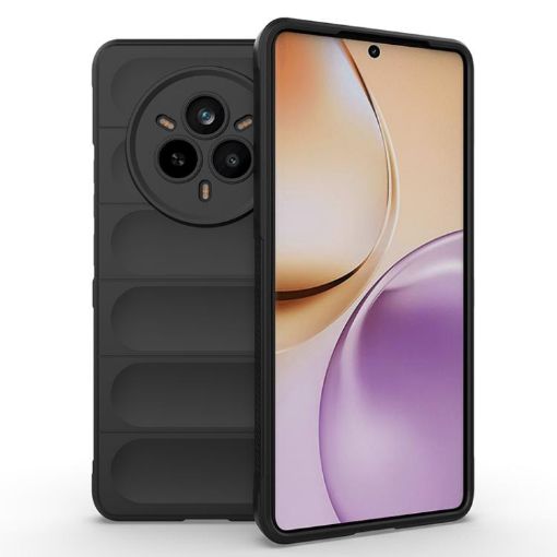 Realme 14 Pro 5G Global Magic Shield TPU Flannel Case Black - 1