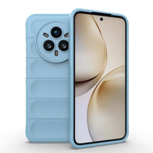 Realme 14 Pro+ 5G Magic Shield TPU Flannel Case Light Blue - 1