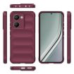 Realme P3 Ultra 5G Wine Red Magic Shield TPU Flannel Phone Case - 3