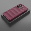 Realme 14 5G Global Magic Shield TPU Flannel Case - Wine Red - 2