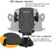 Yesido C40 Car Phone Holder, Foldable 360 Rotation, Automatic Clip, Black - 5