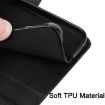 OPPO A5 Pro China Flip Leather Phone Case - Classic Calf Texture Black - 6