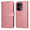 OPPO Reno13/Reno14 Rose Gold Calf Texture Flip Leather Phone Case - 1