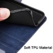 OPPO Reno13 Pro Global Flip Leather Phone Case - Blue Calf Texture - 6