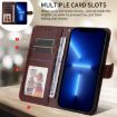 OPPO Reno13 Pro Global Flip Leather Phone Case - Brown Calf Texture - 3