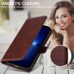 OPPO Reno13 Pro Global Flip Leather Phone Case - Brown Calf Texture - 5
