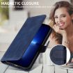 OPPO Reno13 F 4G/5G Blue Calf Texture Flip Leather Phone Case - 5
