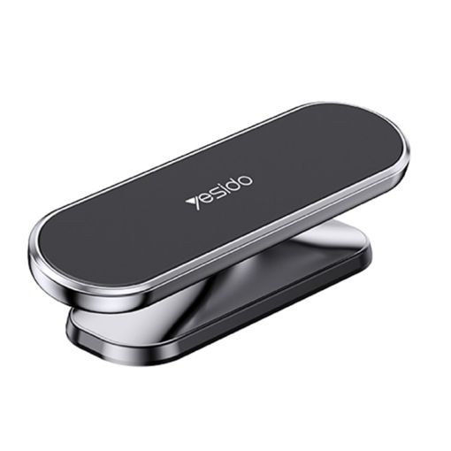 Yesido C82 Silver 360 Rotation Magnetic Car Phone Holder - 1