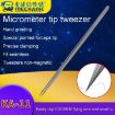 Mechanic KA-11 Non-Magnetic Micrometer Pointed Tweezers for Precision - 3