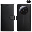 Xiaomi 14 Ultra Black Genuine Leather Flip Case - Fingerprint-proof - 1