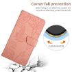 Xiaomi 14 Ultra Pink Butterfly Embossed Flip Leather Phone Case - 7
