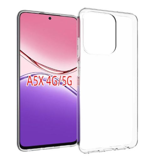 OPPO A5x 4G/5G Waterproof TPU Phone Case - Transparent - 1