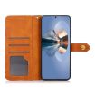 Xiaomi 14 Ultra KHAZNEH Brown Cowhide Flip Leather Phone Case - 5