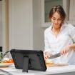 TCL Tab 8 LE Shockproof Silicone Hybrid PC Tablet Case with Holder Black - 7