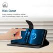 Xiaomi 14 Ultra Black Embossed Leather Phone Case - Stitching Design - 4