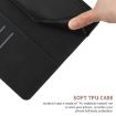Xiaomi 14 Ultra Black Embossed Leather Phone Case - Stitching Design - 8