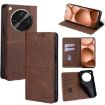 OPPO Find X8 Ultra 5G Dark Brown Cow Texture Magnetic Leather Case - 1