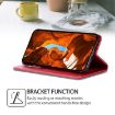 OPPO Find X8s 5G Red Cow Texture Magnetic Leather Phone Case - 3