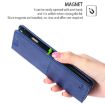 OPPO Find X8s+ 5G Blue Cow Texture Magnetic Leather Phone Case - 5