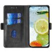 OPPO Find X8 Ultra 5G Leather Phone Case - Black/Grey Contrast Buckle - 3
