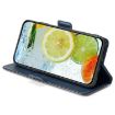 OPPO Find X8s+ 5G Leather Phone Case - Blue/Grey Contrast Buckle - 4