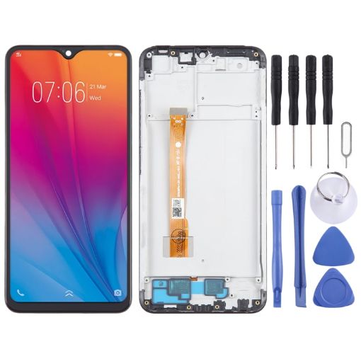 Vivo Y91i India OEM LCD Screen Digitizer Assembly with Frame - 1
