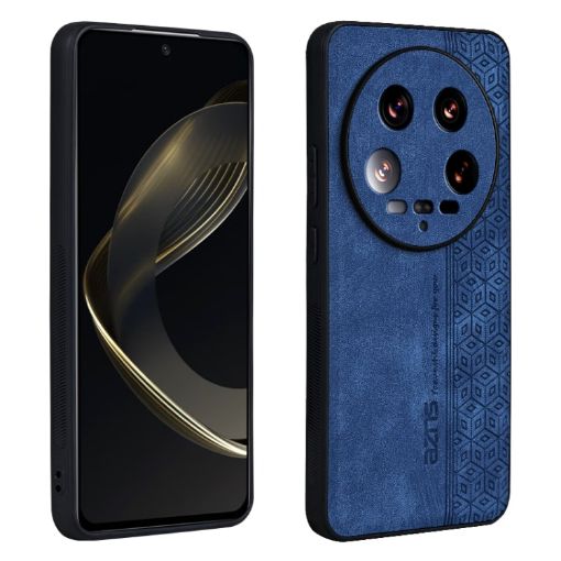 Xiaomi 14 Ultra AZNS 3D Embossed Black Phone Case - Skin Feel - 1