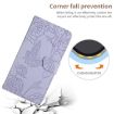 OPPO A5x 4G/5G Global Butterfly Embossed Flip Leather Case - Purple - 8