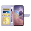 OPPO A5 5G Butterfly Embossed Flip Leather Case - Purple - 4