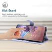 OPPO A5 5G Butterfly Embossed Flip Leather Case - Purple - 5