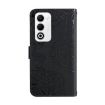 OPPO A5 5G Black Butterfly Embossed Flip Leather Phone Case Global - 3