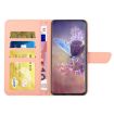 OPPO A5 5G Pink Butterfly Embossed Flip Leather Phone Case Global HT03 - 4