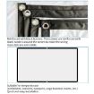 180" 16:9 Folding Polyester Projector Film Curtain - Simple & Thin - 5